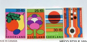 Netherlands, Scott #B481-84, Mint, Never Hinged