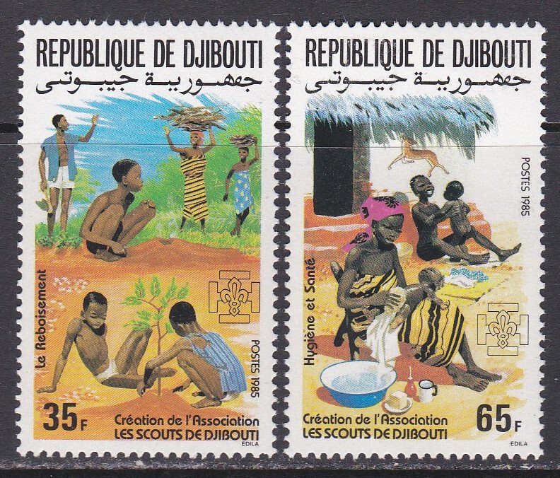 Djibouti Sc #599-600 MNH