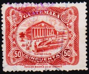 Guatemala.1924 50c  S.G.204 Fine Used