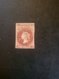 Stamps South Australia Scott #25 hinged