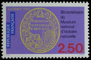 1993 France Natural History Museum Bicentennial Scott 2363 Mint F/VF NH