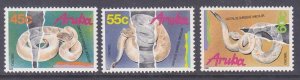 Aruba 50-52 MNH 1989 Snake Species in Danger of Extinction Set of 3