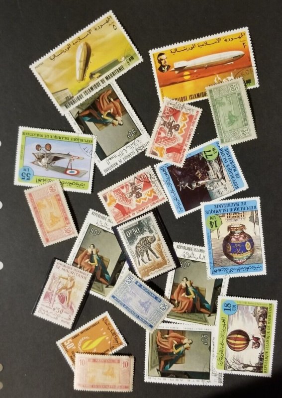 Mauritania Unused and Used Stamp Lot Mint MH z8577