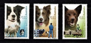 Australia 2022 Sheepdog Trials - 150 Years Set of 3 MNH