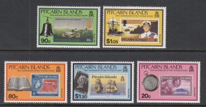 Pitcairn Islands 338-342 Stamp on Stamp MNH VF