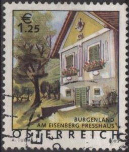 Austria Sc. #1877 (used) €1.25 wine press house, Eisenberg (2003)