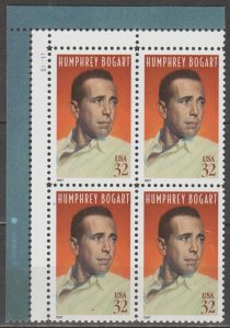 3152, (Legends of Hollywood) PB-4U/L, Humphrey Bogart MNH .32 cent