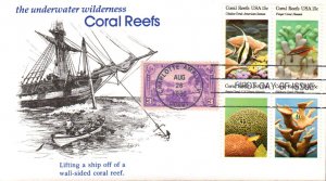 #1827-30 Coral Reefs Combo KMC FDC