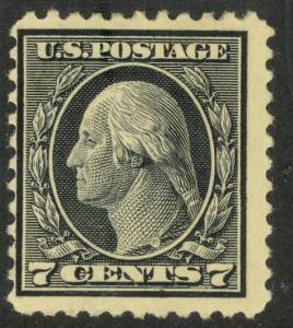 USA 1917-19 7c Black George Washington Perf.11 Sc 507 MHR