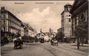 1915 Russia Military Aviation WW1 Warsaw RPPC Postcard Cover Censored