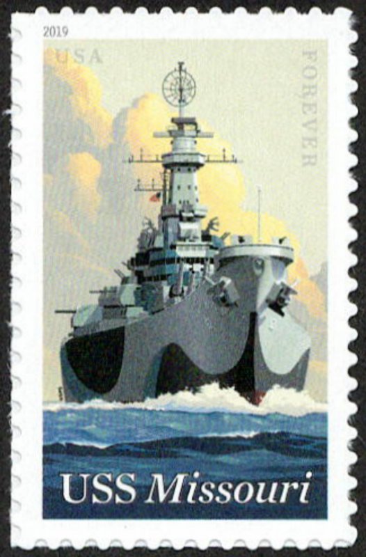 USA Sc. 5392 (55c) USS Missouri 2019 MNH