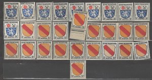 COLLECTION LOT OF # 854 108 GERMANY FRENCH OCCUPATION MH STAMPS 1945+ CLEARANCE