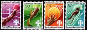 PNG Papua New Guinea Scott 419-422 MNH** South Pacific Games set