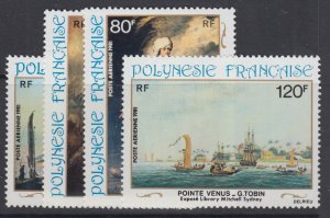 French Polynesia, Scott C187-C190, MNH