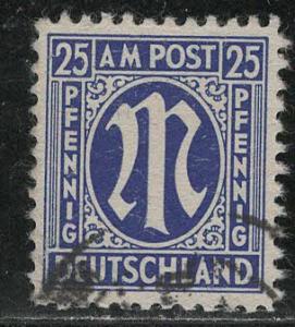 Germany AM Post Scott # 3N13a, used
