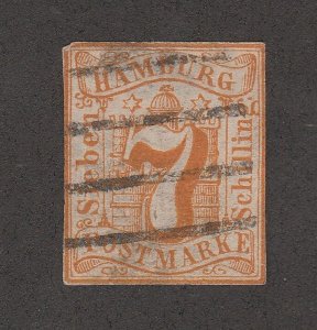 KAPPYS 122317-05 GERMAN STATES HAMBURG SC0TT 6 USED RETAIL $48