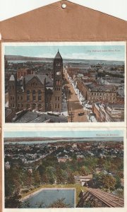 Post Card Folder   Fort Hamilton  Great Indian item