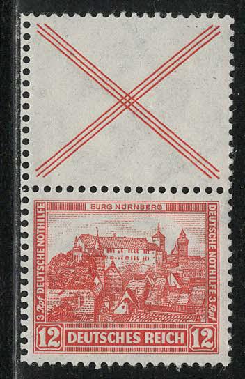 Germany Scott # B46, label X, mint nh, se-tenant, Mi# S100