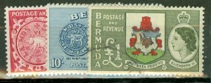 IX: Bermuda 143-161 mint, 162 used CV $99; scan shows only a few