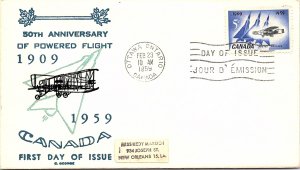 Canada, Worldwide First Day Cover, Aviation