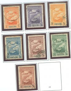 Portuguese India #C1-C7 Used Single