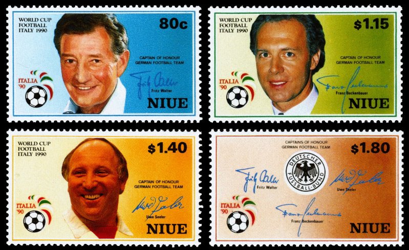 Niue 1990 Scott #578-581 Mint Never Hinged