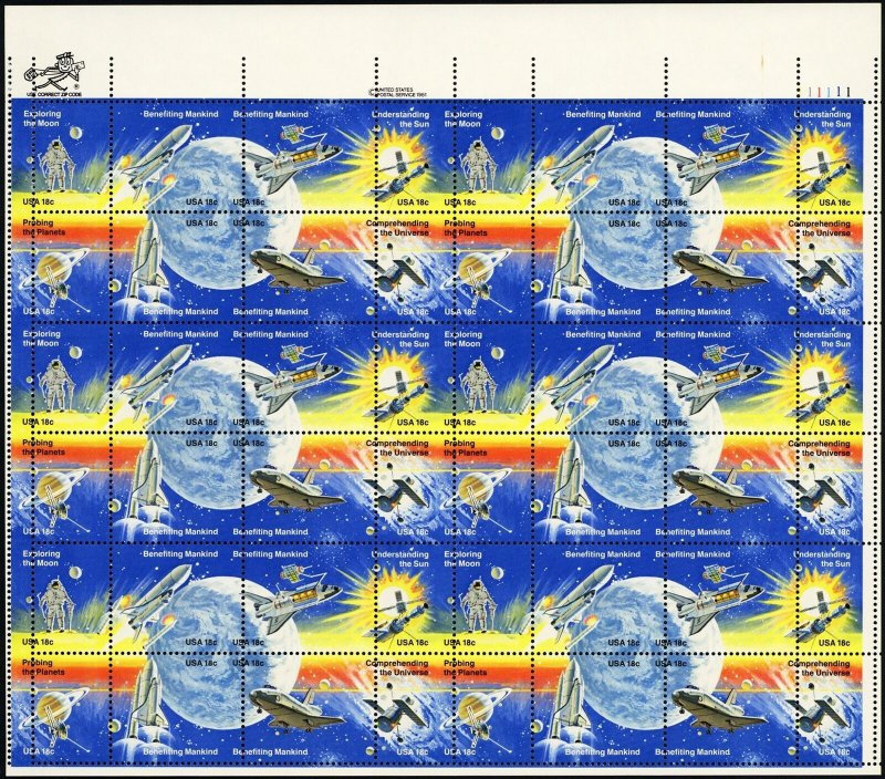 1919a, Vertical Perf Shift ERROR & Vertical Gutter Sheet - Stuart Katz