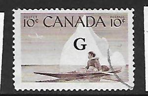 CANADA O39  USED,  OFFICIAL  G