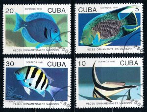 Cuba #3417-3420 Short Set of 4 CTO