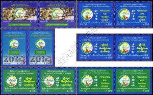 Myanmar Census 2014 (II) -PAIR- (MNH)