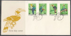 Singapore Scott 236-9 FDC - Birds