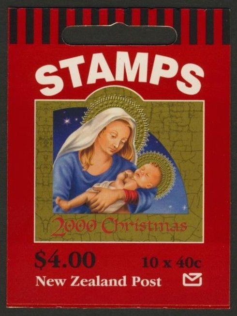 New Zealand 1678a Booklet MNH Christmas, Madonna and Child