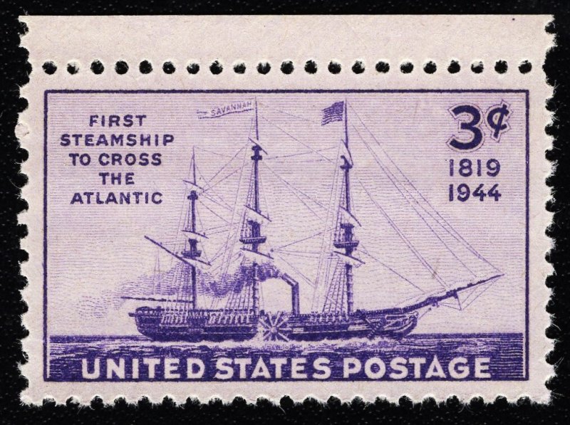 US 923 MNH VF 3 Cent Steamship Savannah