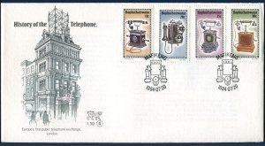 SA-Bophuthatswana 125-128, FDC. Michel 125-128. Telephones 1984.