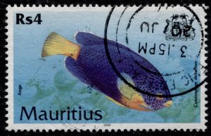 Mauritius #914 Fish Used CV$0.50