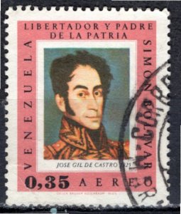 Venezuela 1967; Sc. # C966; Used Single Stamp