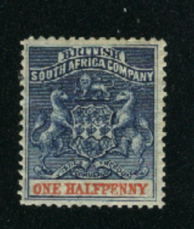 Rhodesia #1     Mint 1890-94 PD