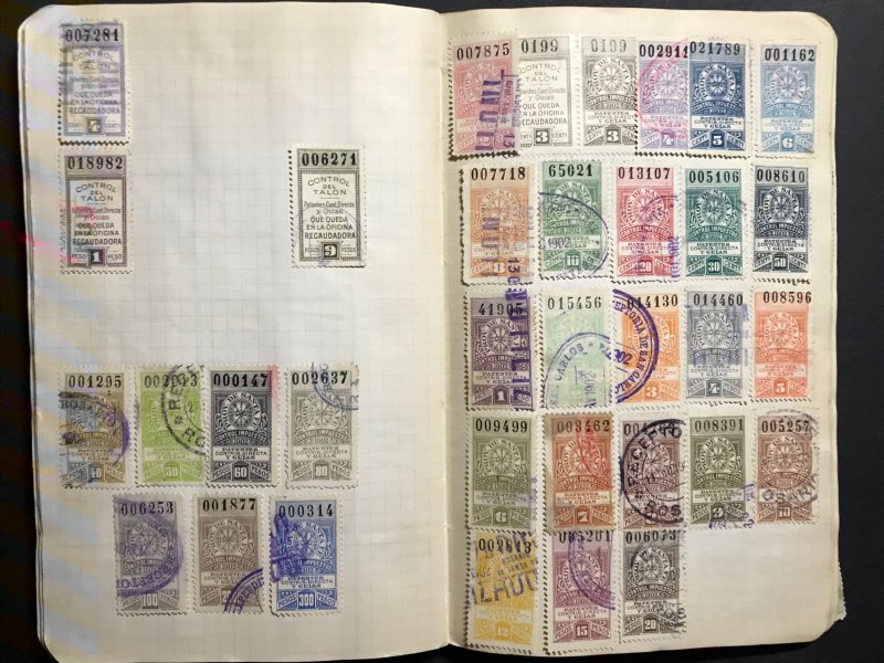 Argentina Revenue Stamps Mint/Used 1884-1912 (1100 Stamps)