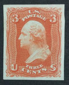 US #74P3 PLATE PROOF ON INDIA $ LOT #1057