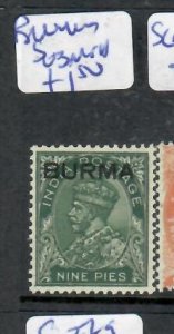 BURMA  KGV 9P       SG 3      MNH      P0515A  H