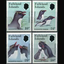 FALKLAND IS. 1986 - Scott# 450-3 Penguins Set of 4 NH