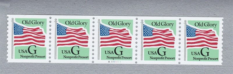 PNC5 5c G Rate Non Profit A11111 US 2893 MNH F-VF