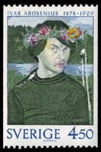 Sweden - Scott 1256 - Mint-Never-Hinged - Toning