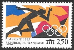 FRANCE 1992 Barcelona Summer Olympics Issue Sc 2284 MNH