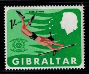 Gibraltar 202  MNH  VF   Bright