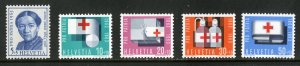 SWTZERLAND B324-8 MNH SCV $3.00 BIN $1.50 RED CROSS