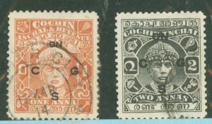 Indo-China/Cochin China #O47-O48 Used Single