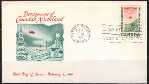 F2227   CANADA   FDC # 391      Development of Canada's North