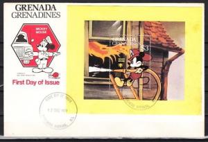 Grenada, Gr., Scott cat. 359. Yr. of Child-Cartoons s/sheet. First day cover. ^