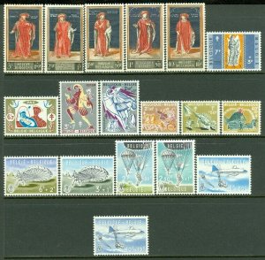 EDW1949SELL : BELGIUM 8 Different Complete Mint OG LH Semi-Postal sets. Cat $157